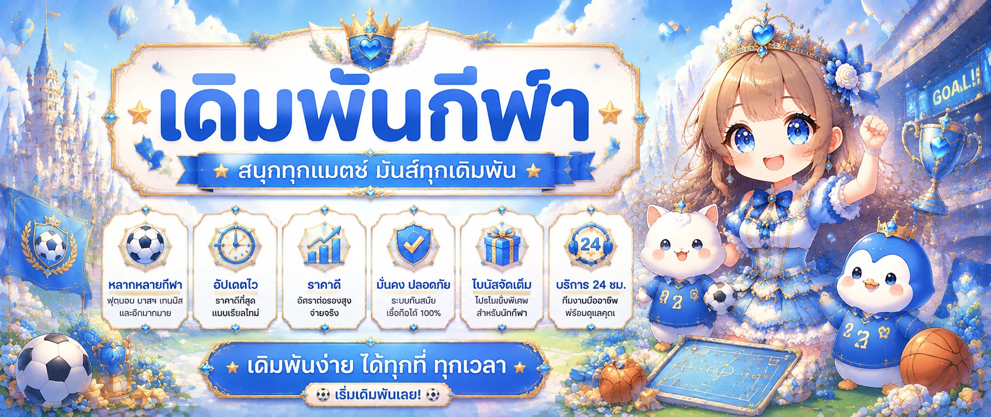 แทงบอลออนไลน์ รับตัง168 ราคาบอลดี ครบทุกลีกทั่วโลก